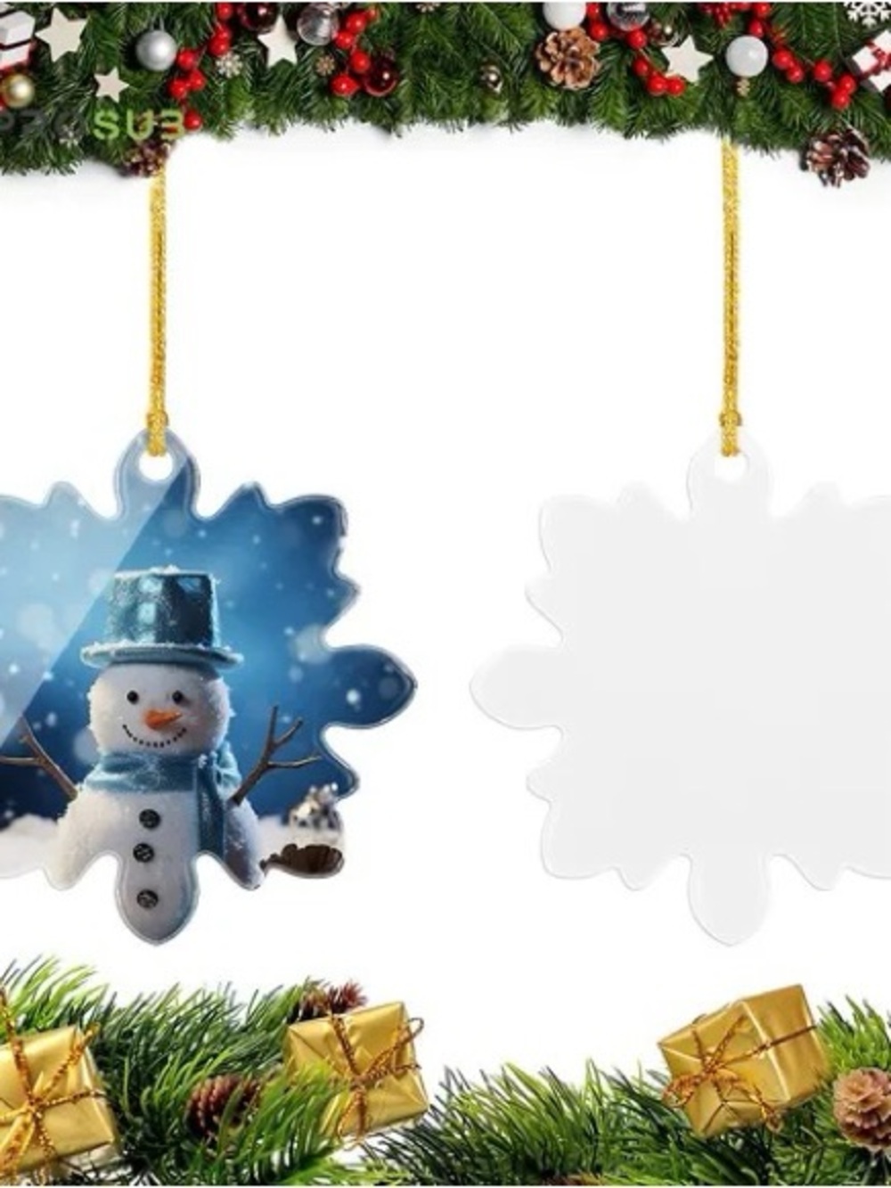 Glass Ornament Sublimation blanks